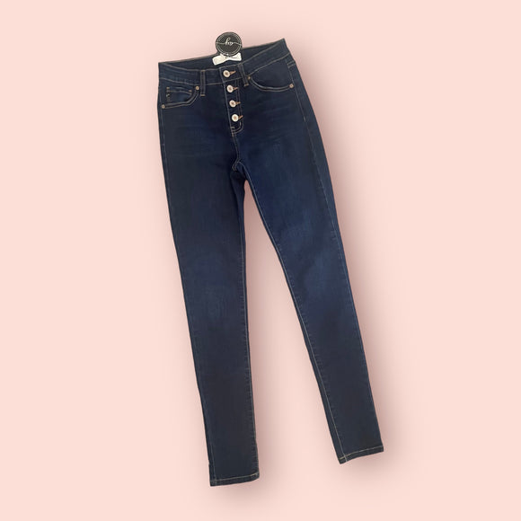 #1 Multiple Button Fly, Dark Wash Jeans