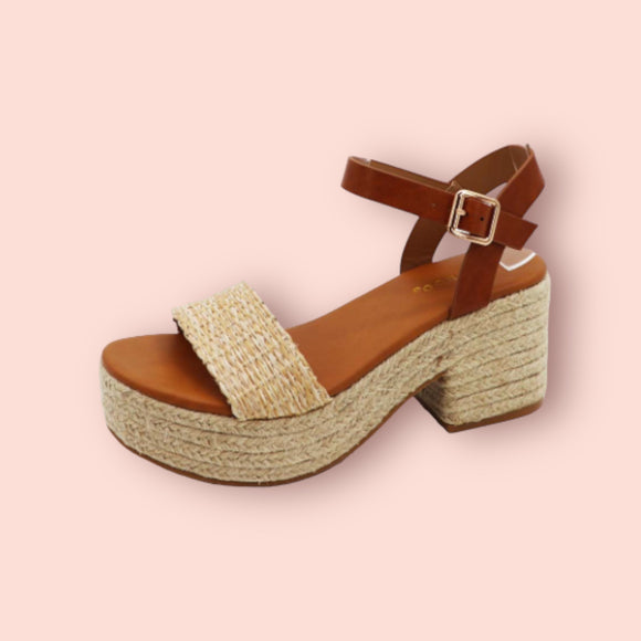 Bamboo Buckle Sandals