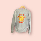 Smiley Face KC Football Crewneck