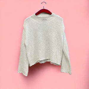 White Knit Sweater