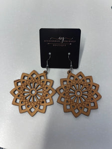 Flower Geometric Earrings