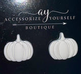 Pumpkin Stud Earrings