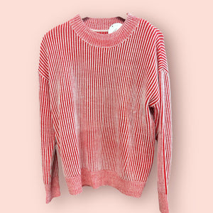 Striped Ribbed Sweater