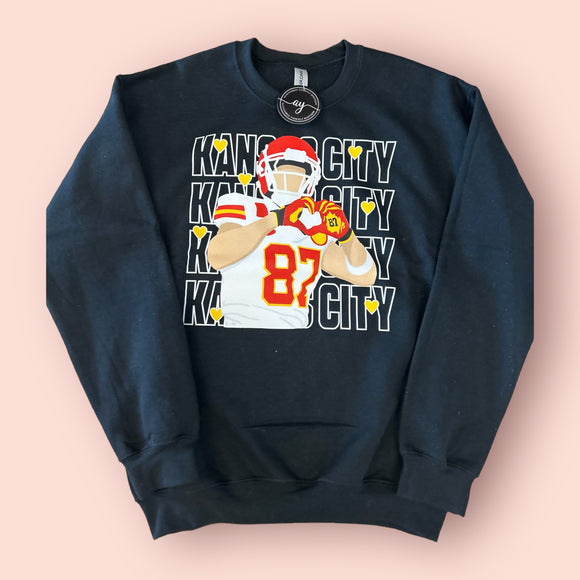 Travis Kelce Heart Crewneck