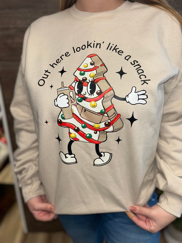 Out Here Looking Like A Snack Crewneck
