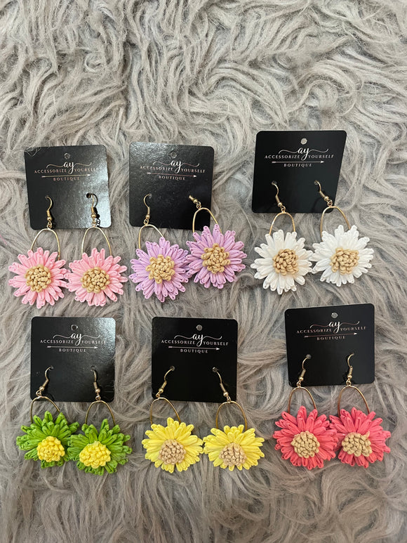 Flower Dangle Earrings