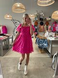 The Makenna Polka Dot Puff Sleeve Dress