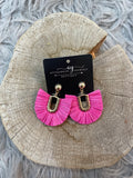 Raffia Dangle Earrings