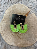 Raffia Dangle Earrings