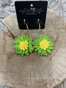 Flower Dangle Earrings