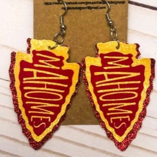 Mahomes Earrings