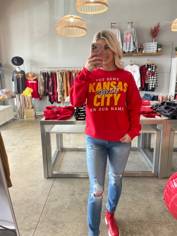 Kansas City Respect Crewneck Sweatshirt