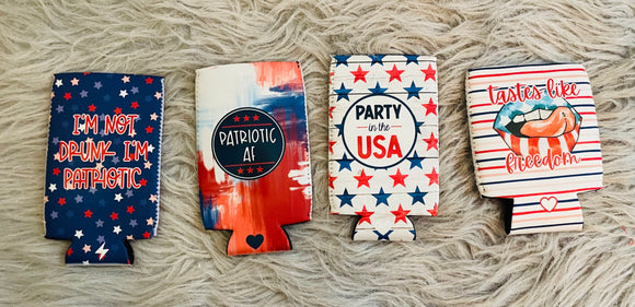 Fourth of July Koozies