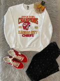 White Super Bowl Champions Sweatshirt