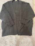 Ash Knit Sweater Cardigan - PLUS