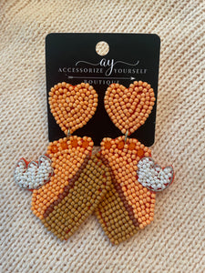 Pumpkin Pie Earrings