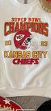 White Super Bowl Champions Sweatshirt