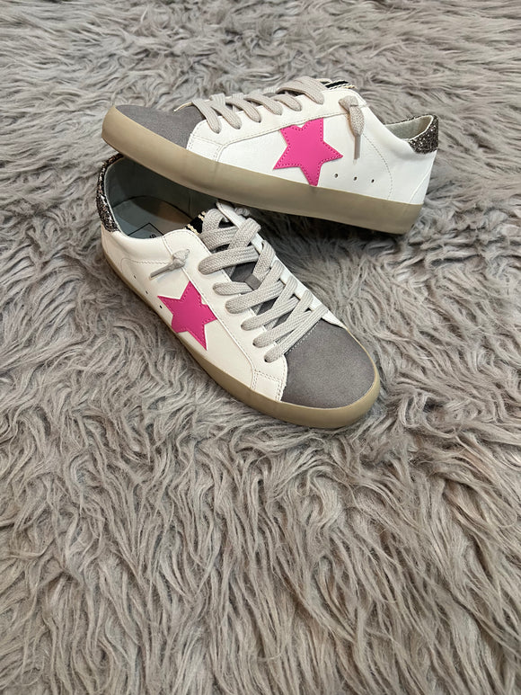 Pink Star Sneakers