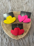 Heart Stud Earrings