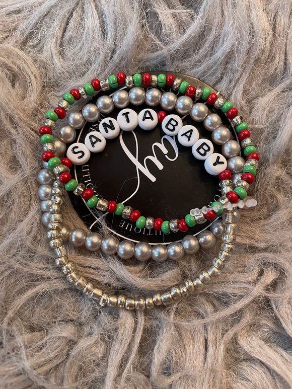 Santa Baby Bracelet Set