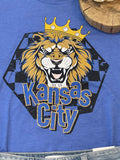 Kansas City Lion Checkered Tee