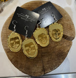 Player Face Earrings