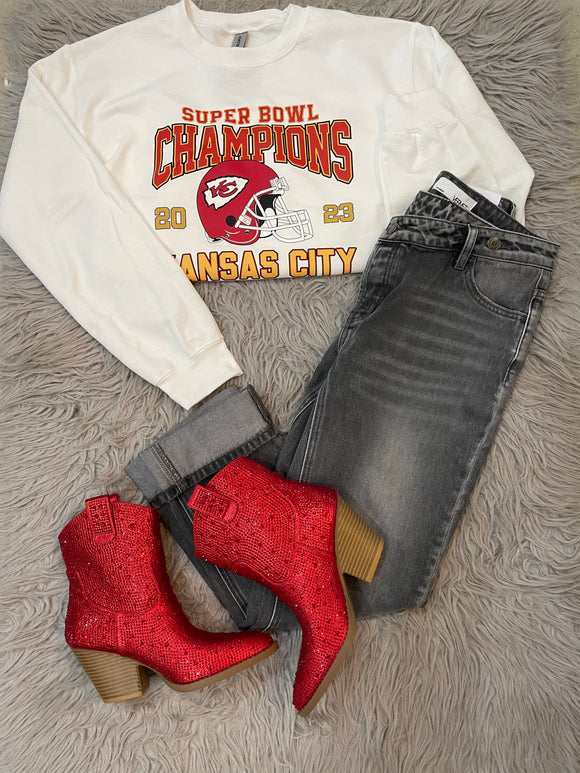 Rhinestone Cowgirl Western Booties