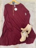 The Stephanie Long Sleeve Tee Shirt Dress