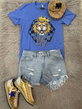 Kansas City Lion Checkered Tee