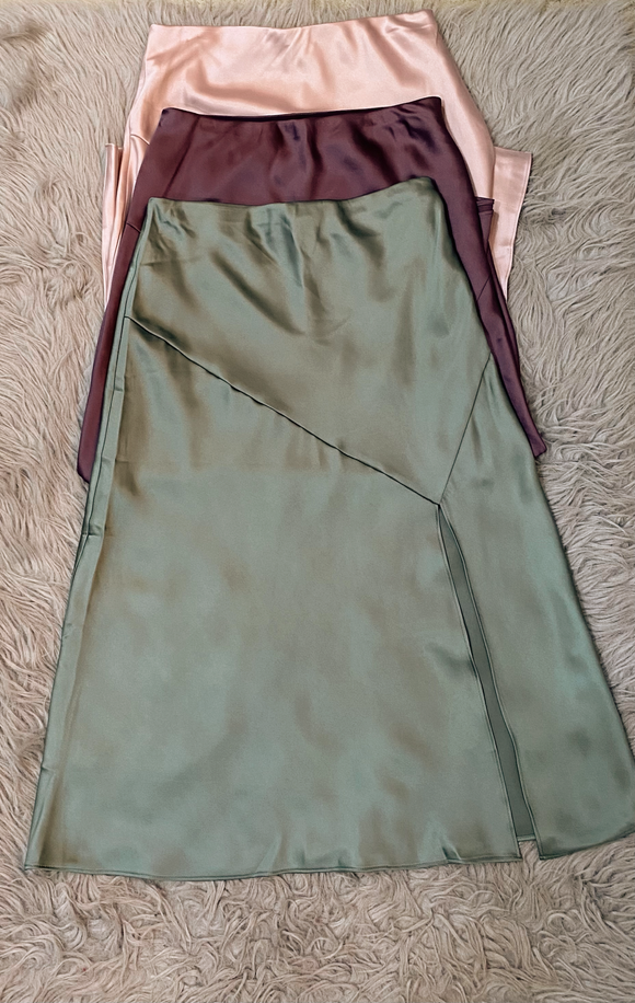 Silk Maxi Skirt